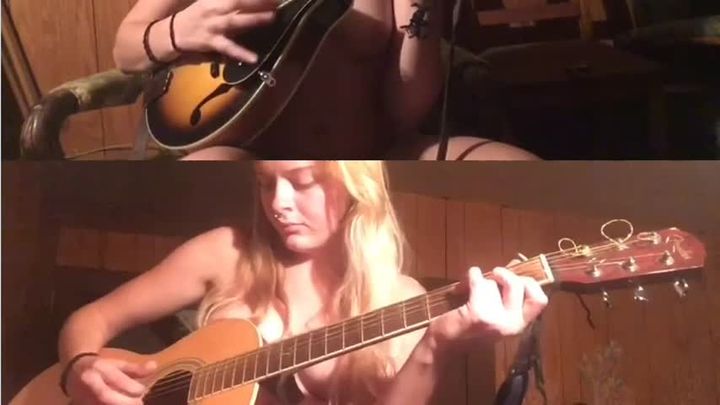 Guitar and madolin naked