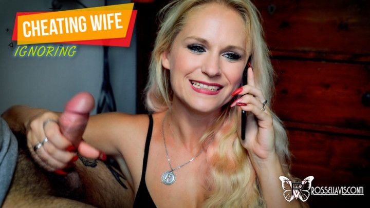 Cheating Wife - play with phone