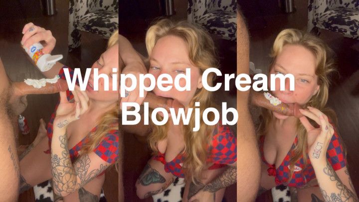 Whipped Cream Blowjob