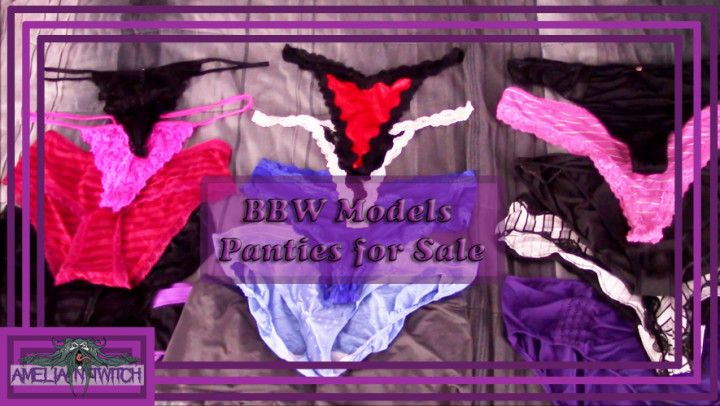 BBW Models Panties for Sale