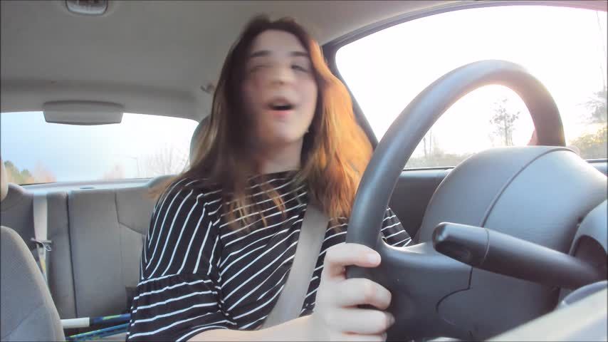 Fingering Myself While Driving