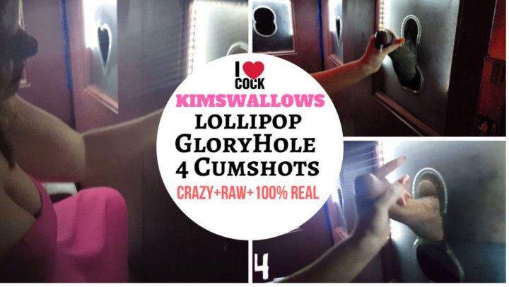 Lollipop Gloryhole 4 Cumshots