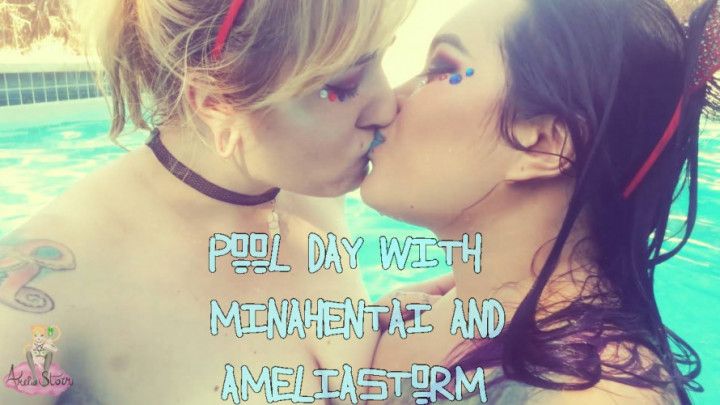Pool day with MinaHentai&amp;AmeliaStorm