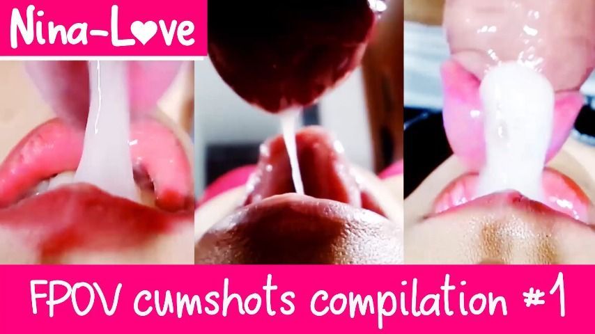 Nina-Love FPOV cumshots compilation #1