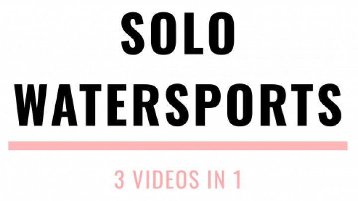 Solo watersports - 3 videos in 1