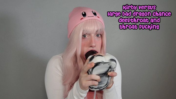 Kirby Vs Large Bad Dragon Chance Deepthroat Throat Fucking