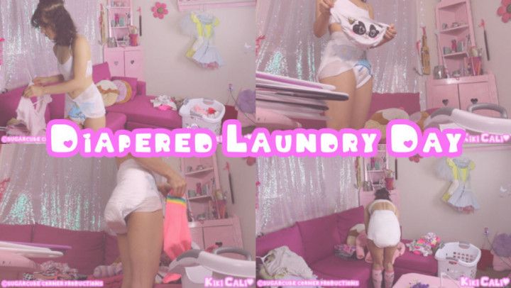 Diapered Laundry Day