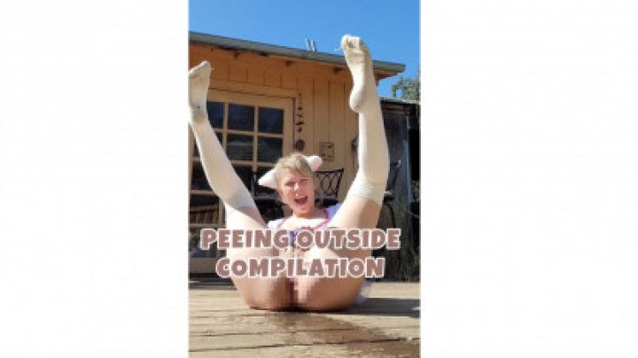Peeing Outside Compilation