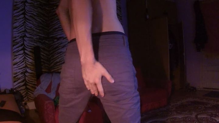 Ass strip tease
