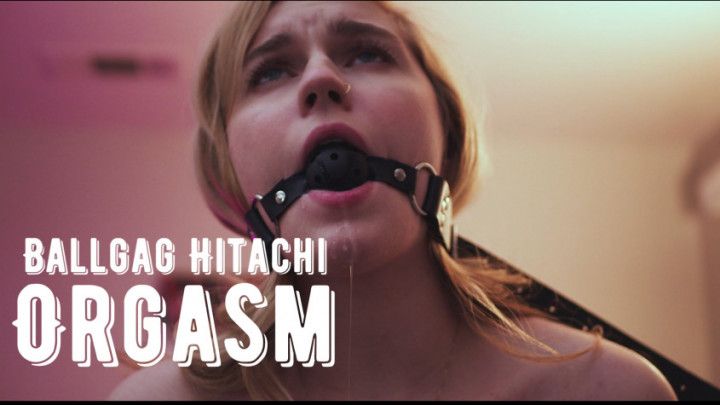 Ballgag Hitachi Orgasm