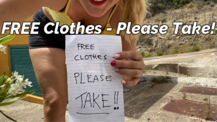 Free Clothes - Please Take