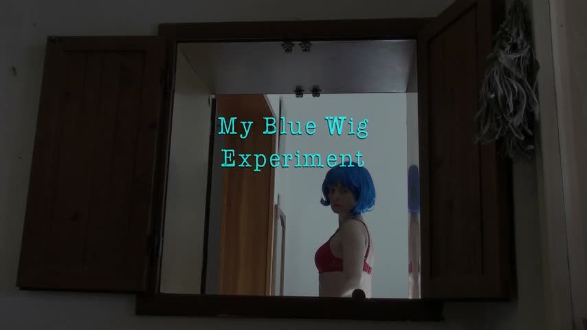 MY BLUE WIG EXPERIMENT
