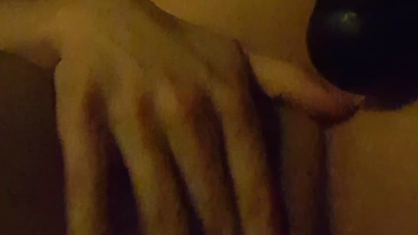 Wand and Finger Fucking - Close Up