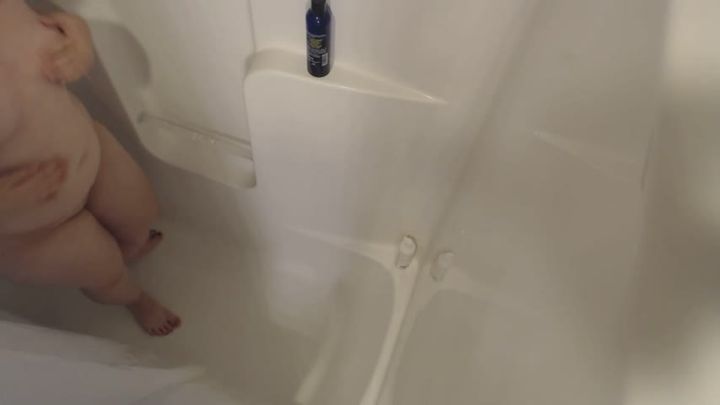 Fun in the Shower with Dildo