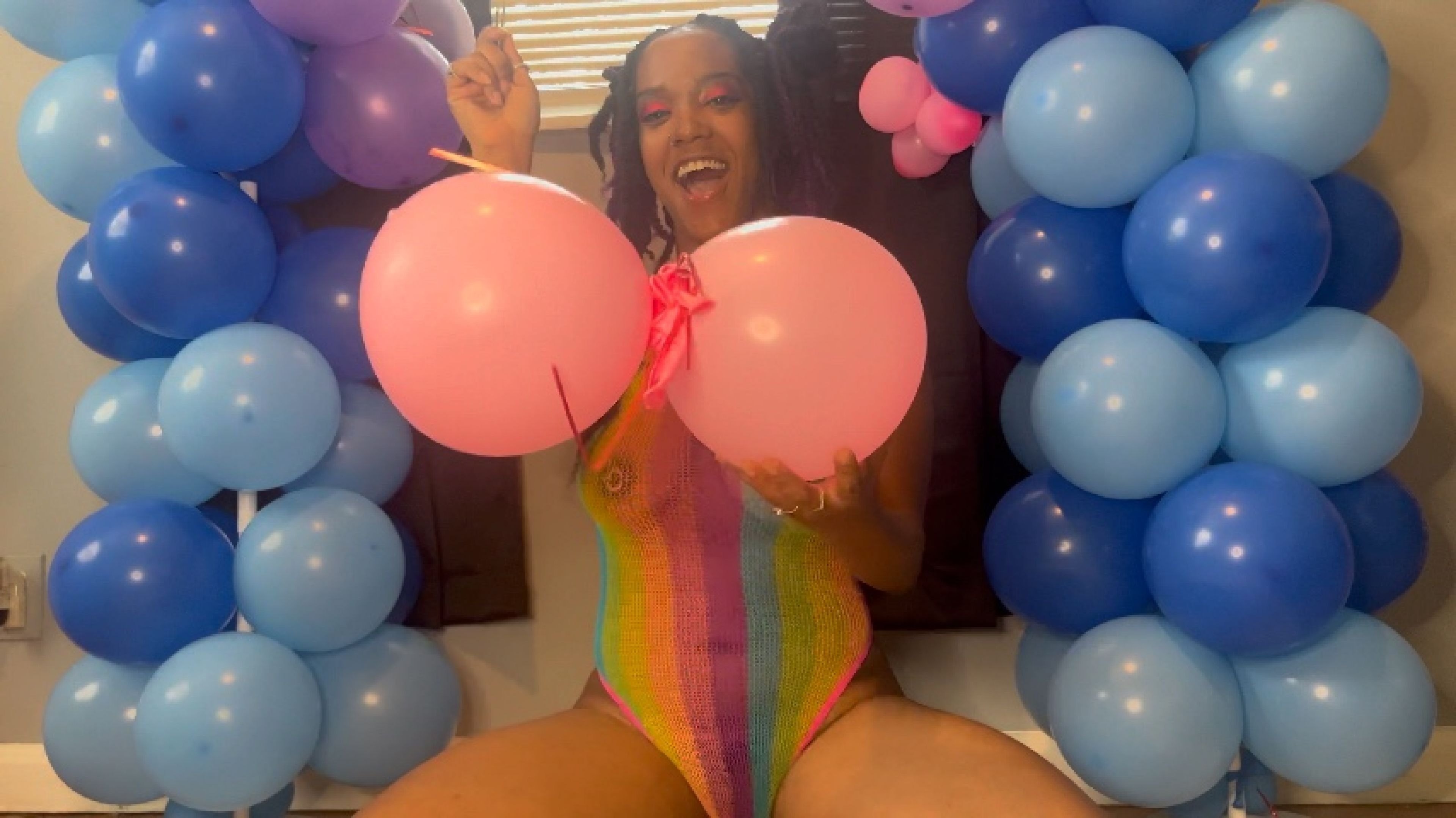 My first time balloon popping