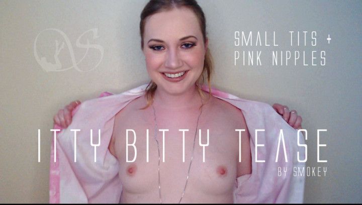 Itty Bitty Tease: small tits reveal