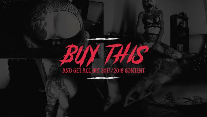 BUY THIS &amp; GET ALL MY 2017/18 CONTENT
