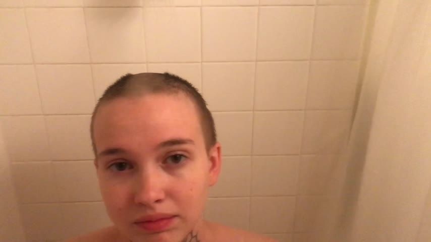 shower blowjob with my embarassing hair