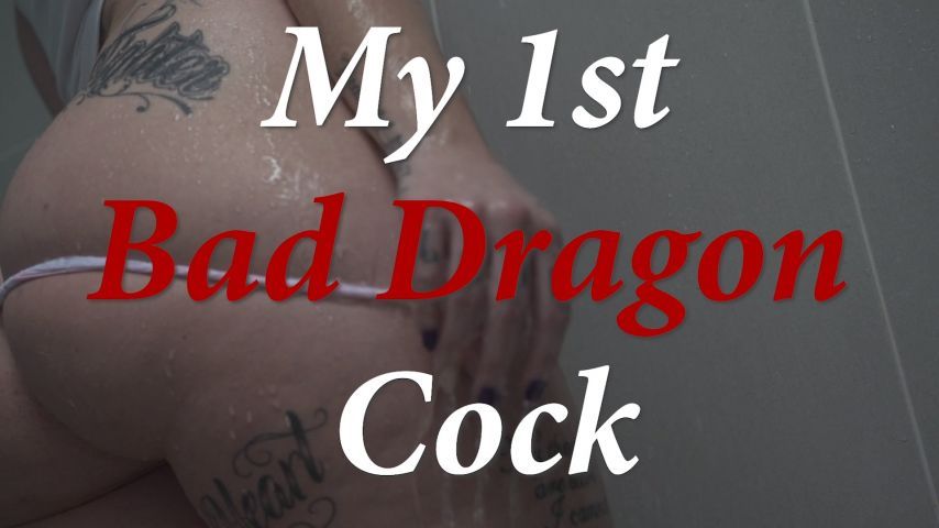 My 1st Bad Dragon Cock - Cream Pie &amp; BJ