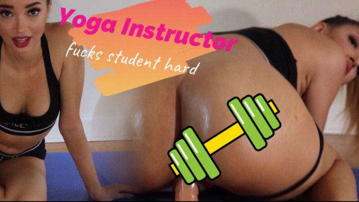Yoga Instructor Fucks Student Hard