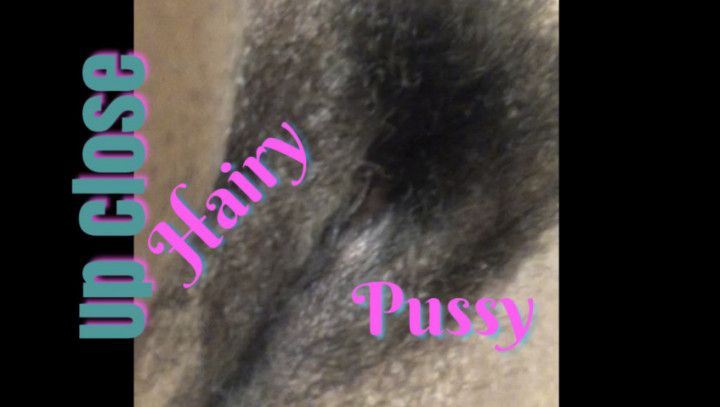Full Grown Fluffy Pussy