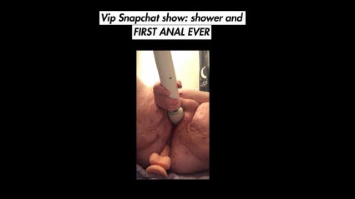 FIRST EVER ANAL- VIP snap shower show