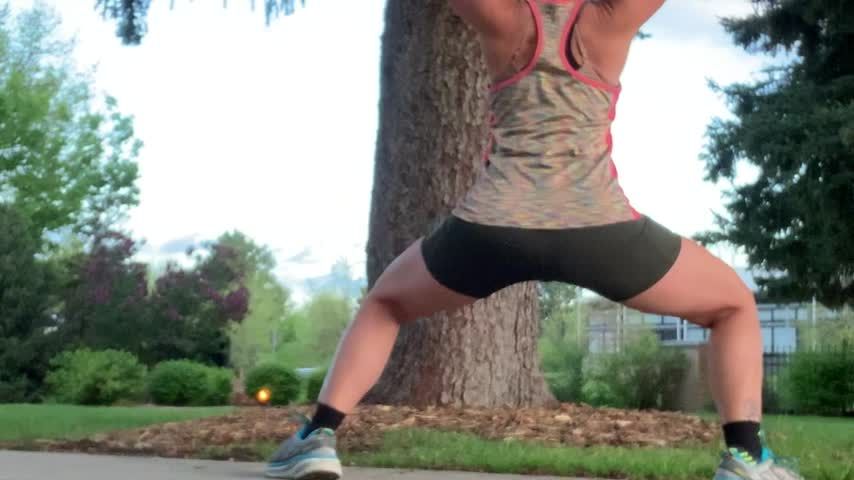 Flexibility routine before running