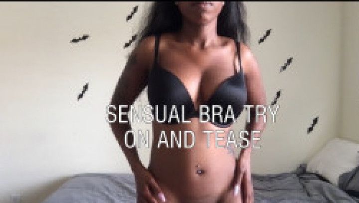 Sensual Bra Try On and Tease