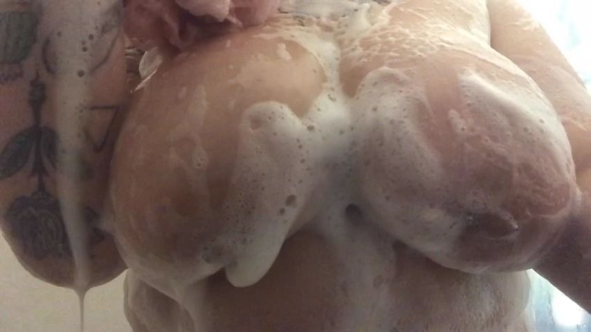 soapy shower titties pierced