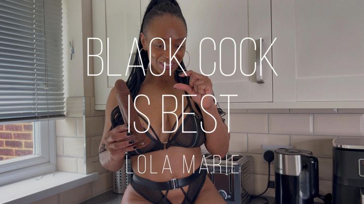 Black cock is best