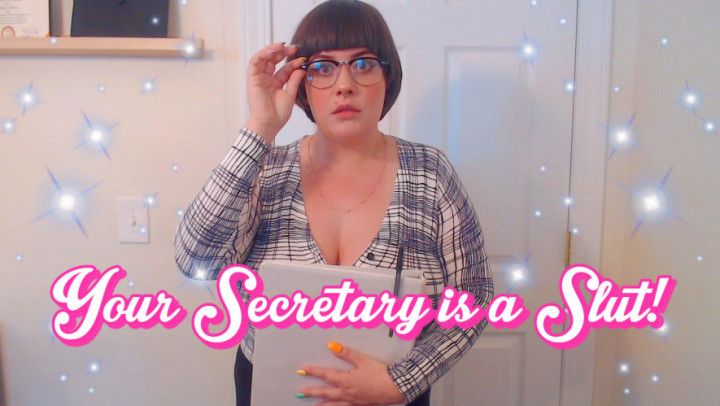 Busty Brunette Secretary Will Do ANYTHING To Keep Her Job