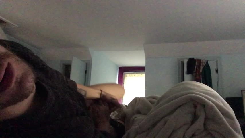 dressy haze fucks herself in bed