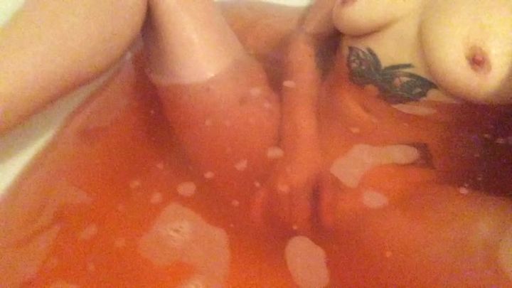 Playing with myself in the tub