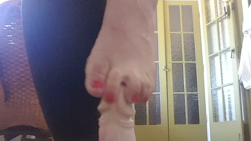 Painted Toenails Foot Fetish Trampling