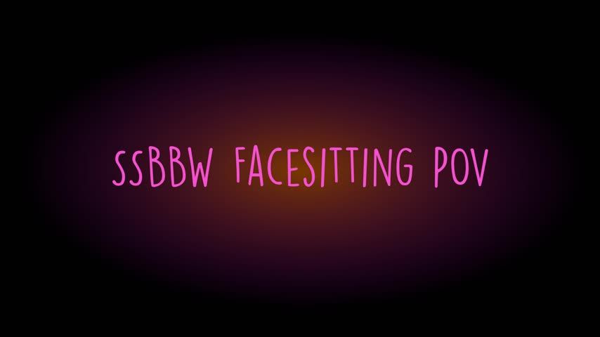 BBW Facesitting POV