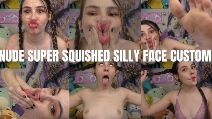 4K Ziva Fey - Nude Super Squished Silly Face Custom