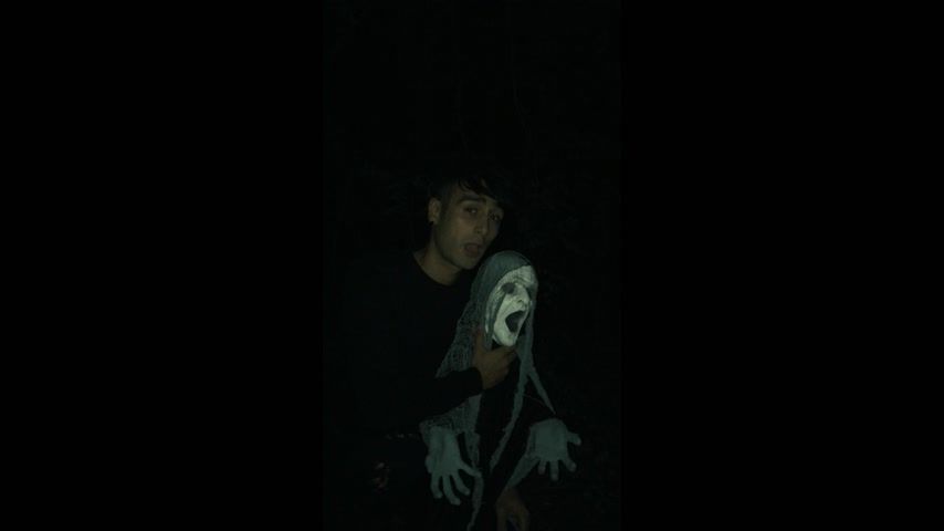 Spooky night public - Cumshot on monster
