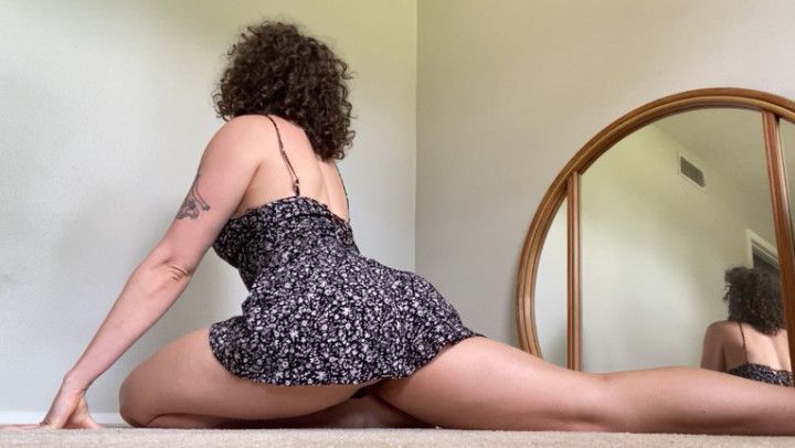 Yoga in a dress challenge
