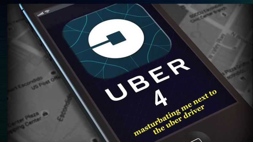Masturbating me next to uber driver