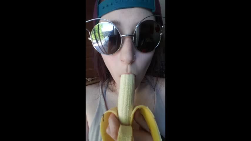 Goddess Eating a Banana