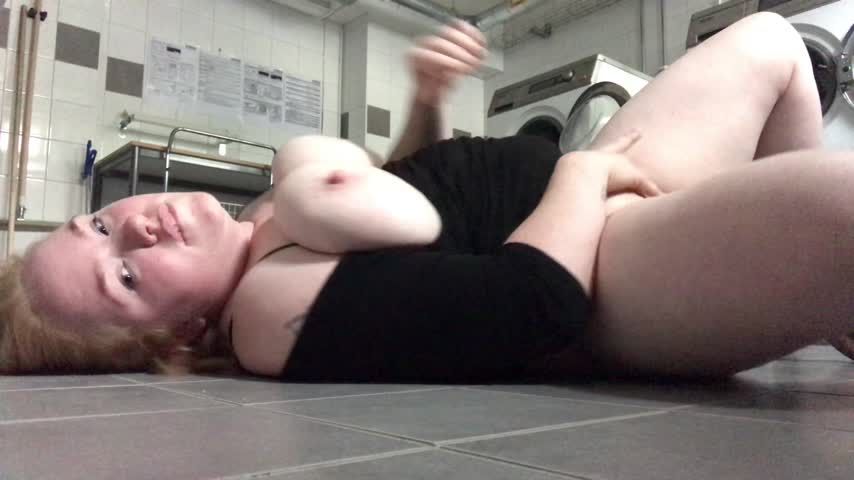 Public laundry room squirting