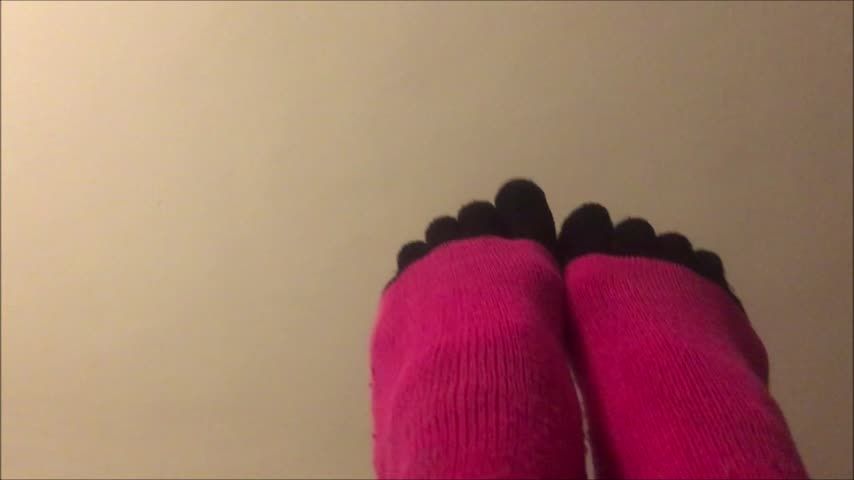 Feet lovely and clean in their socks