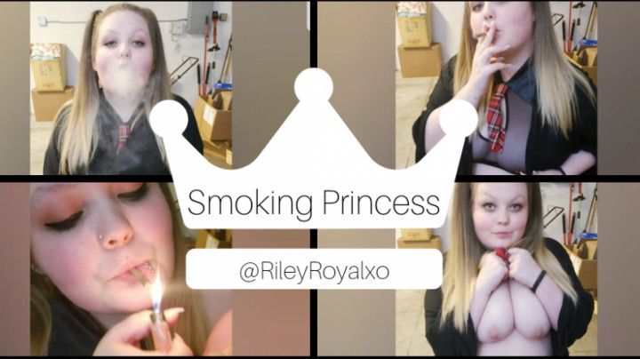 Admire Your Princess While She Smokes