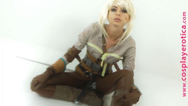 Ciri from Withcer 3 striptease