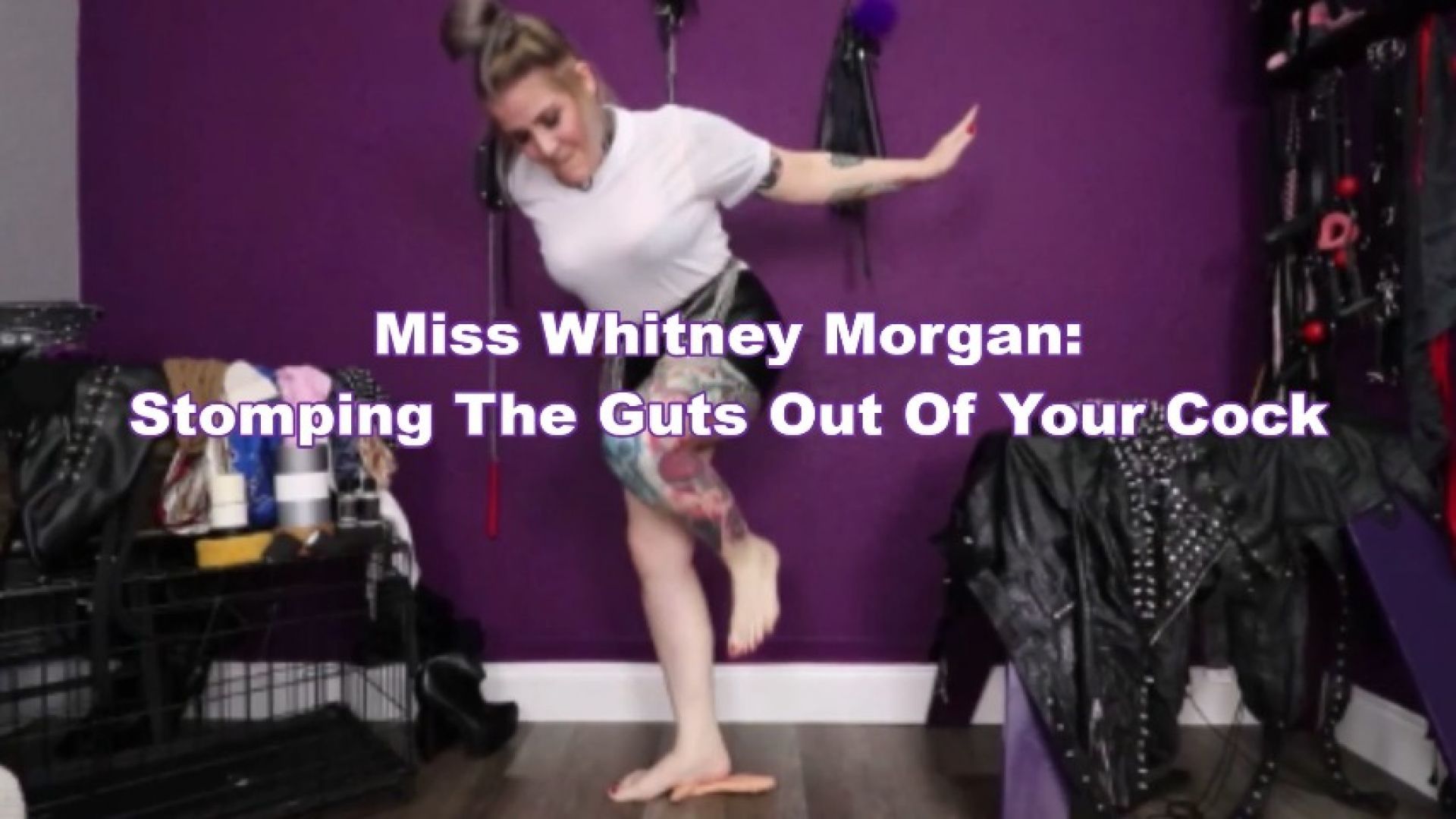 Whitney Morgan Stomping The Guts Out Of Your Cock