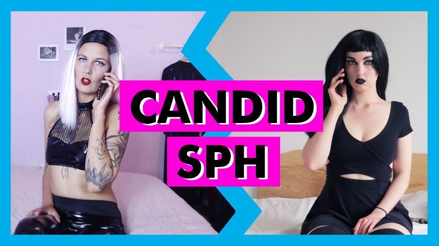 Candid SPH two dommes phone call