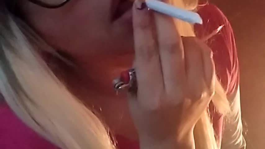 Harley Quinn Smoking A Cigarette