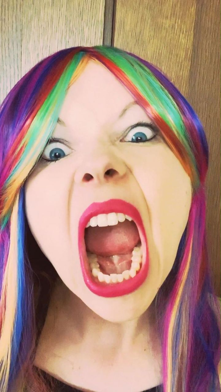 Rainbow Hair and Funny Faces