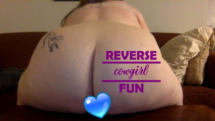 Riding Reverse Cowgirl on Dildo