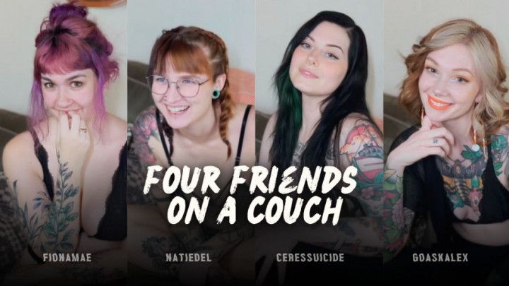4 FRIENDS ON A COUCH